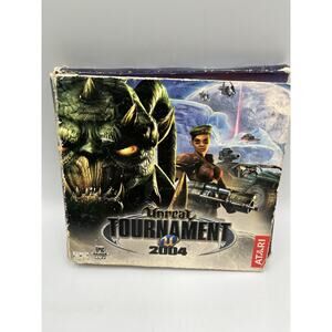 Unreal Tournament 2004 (PC Games, 2004) CIB Complete in Box w/ Manual 5 Disc